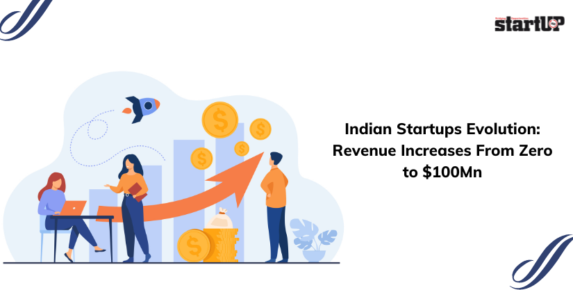 Indian Startups Evolution Revenue Increases From Zero to -100Mn